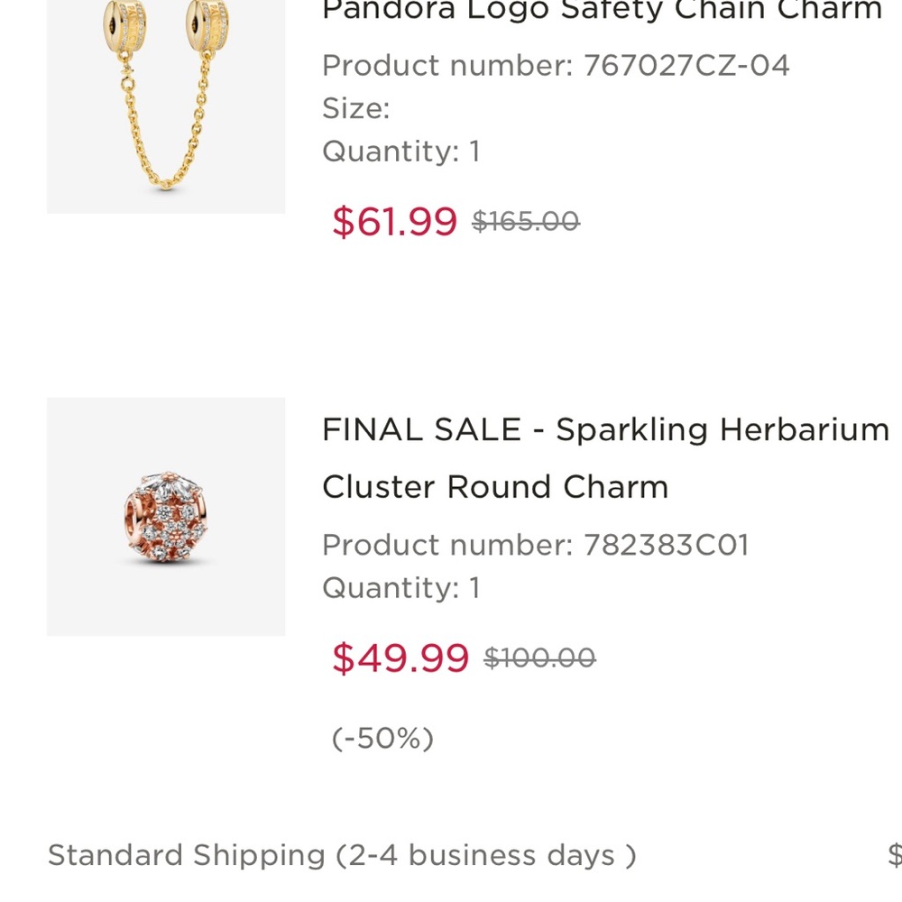 Pandora Sparkling Herbarium Cluster Round Charm